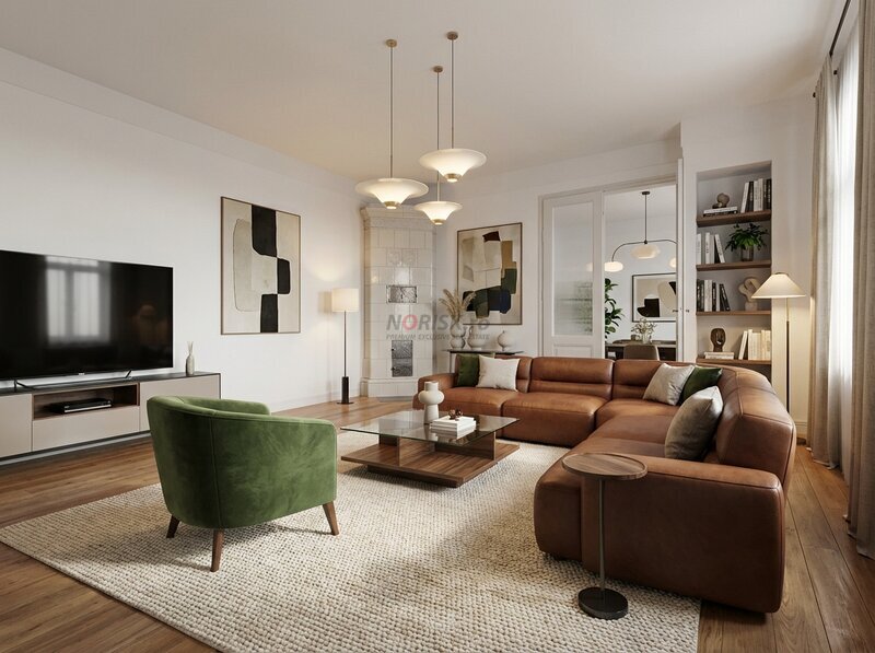 Polona Dorobanti, casa 4 camere 155 mp, curte 424 mp, garaj, beci